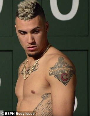 javier baez nude|Javier Baez flashes the cameras in ESPN Body Issue